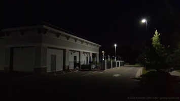 The patio at 5 am